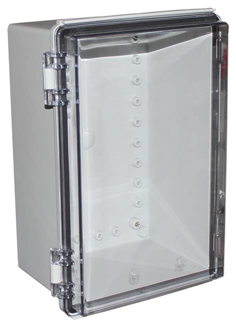 plastic box enclosure electrical|plastic enclosure with hinged lid.